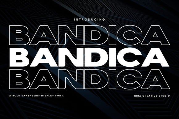 Bandica: A Modern Sans Serif Font for Editorial Design