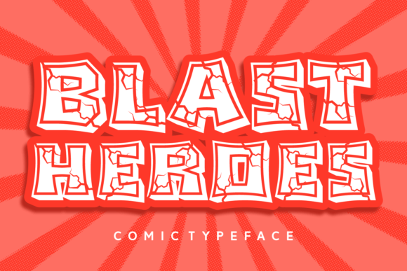 Blast Heroes Font for Editorial Design