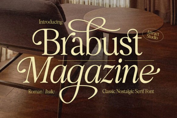 Brabust Magazine Serif Font Review