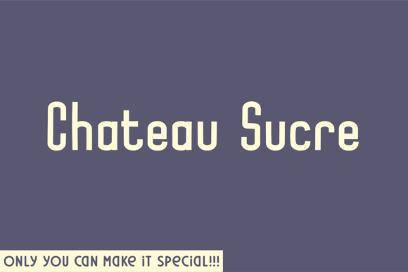 Chateau Sucre: A Handwritten Sans Serif for Modern Editorial Design