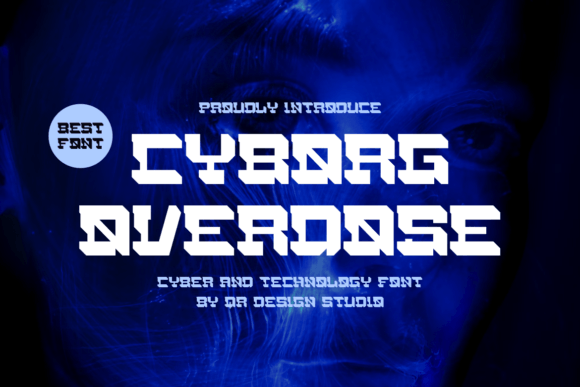 Cyborg Overdose Font for Creative Projects