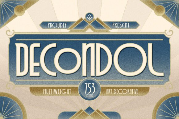Decondol: A Modern Art Deco Font for Timeless Branding