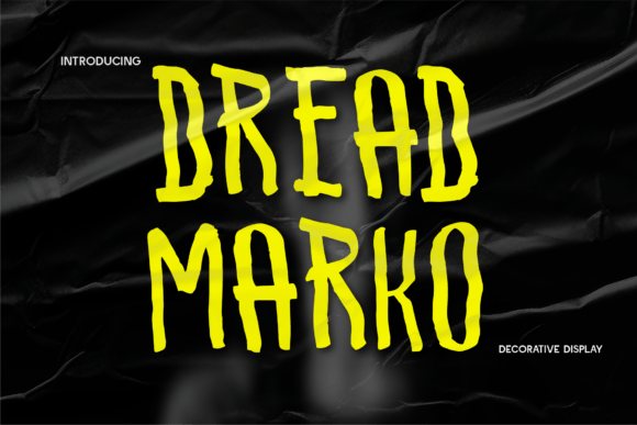 Dreadmarko: The Font That Adds Mystery to Your Campaign