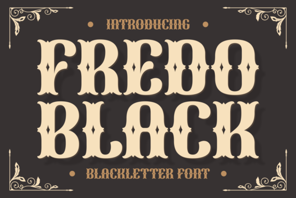 Fredo Black: A Modern Twist on Traditional Typography