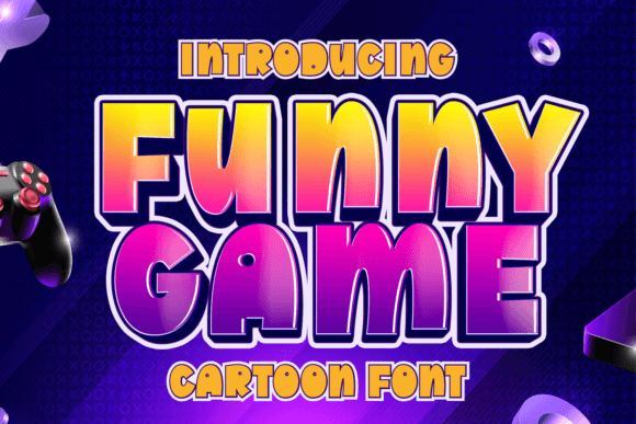 Funny Game Font for a Playful Editorial Design