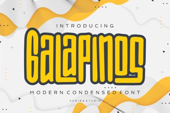 Galapinos: A Modern Font for Handmade Creations