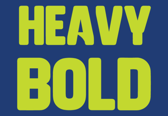 Heavy Bold: A Serif Font That Elevates Branding