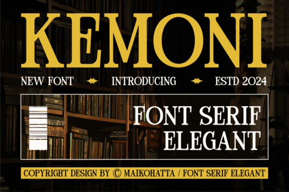 Kemoni Serif Font for Professional Design