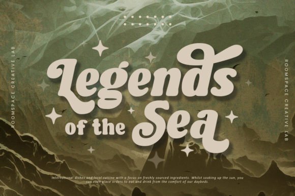 Legends of the Sea Font for Editorial Design