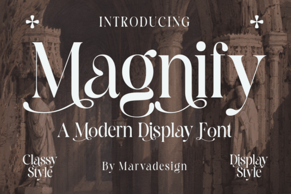Magnify Serif Font for Modern Editorial Design
