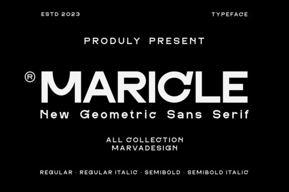 Maricle: A Versatile Sans Serif for Modern Design