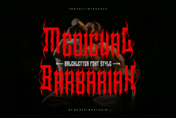 Medieval Barbarian Font for Campaign Design