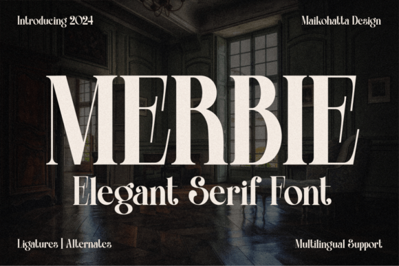 Merbie Serif Font for Handmade Creations