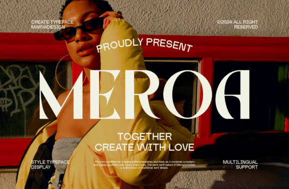 Meroa: A Sophisticated Sans Serif Font for Digital Marketing