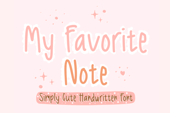 My Favorite Note: A Playful Script for Editorial Design