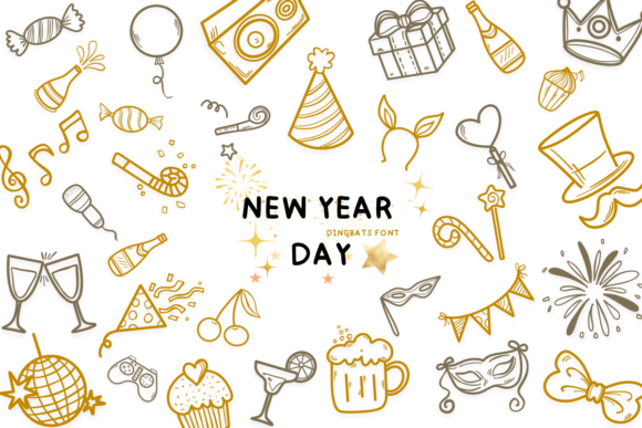 New Year Day Font Review for Editorial Design