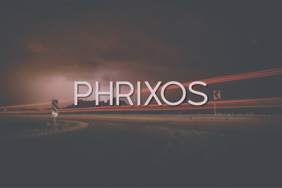 Phrixos: A Modern Sans Serif Font for Campaign Design