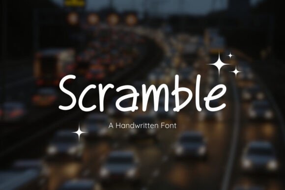Scramble Font for Eye-Catching Brand Content
