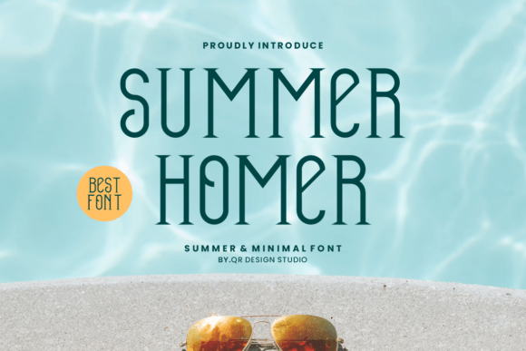 Summer Homer: A Modern Serif Font for Handmade Creations