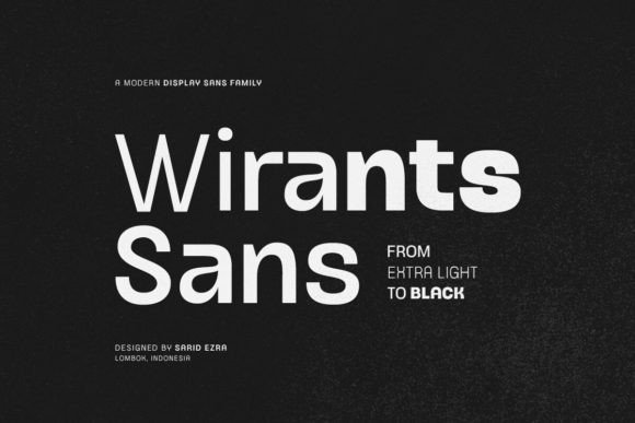 Wirants: A Sleek Sans Serif for Modern Branding